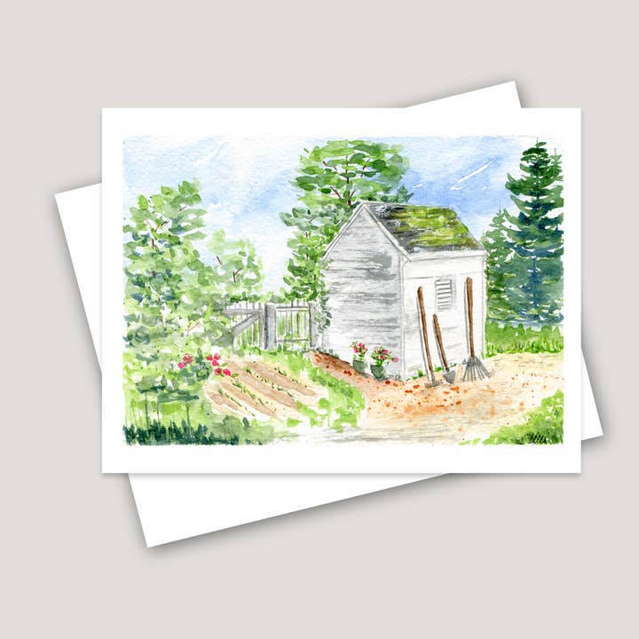 Garden Shed for wholesale by Kelli McNichols Art
