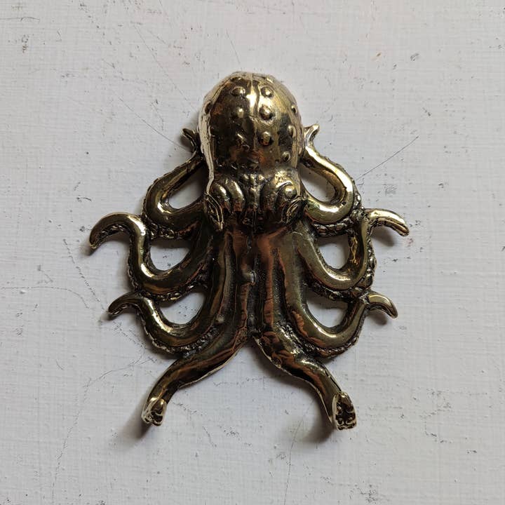 Ubud Glass – Gancho de parede por atacado – Decoração de parede em latão com cabide de polvo3