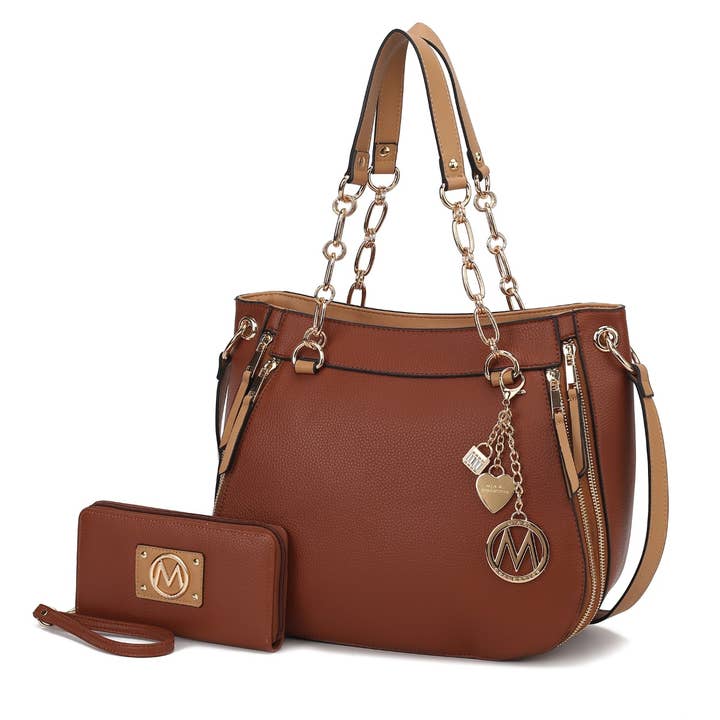 MKF Lina Shoulder Handbag with Wristlet Wallet Women Purse for wholesale by MKF Collection