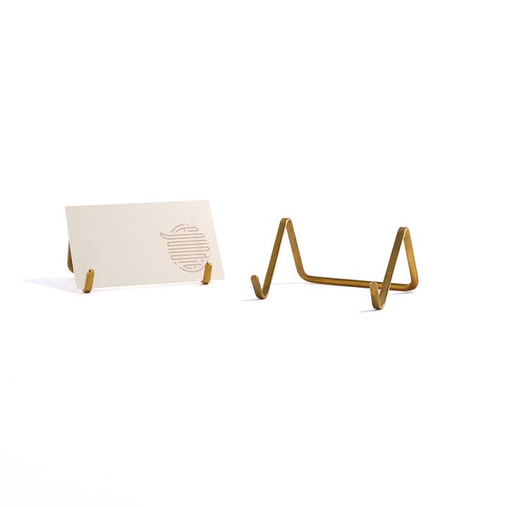 Brass Card Holder – For Business Cards & Postcard Display for wholesale by shesay