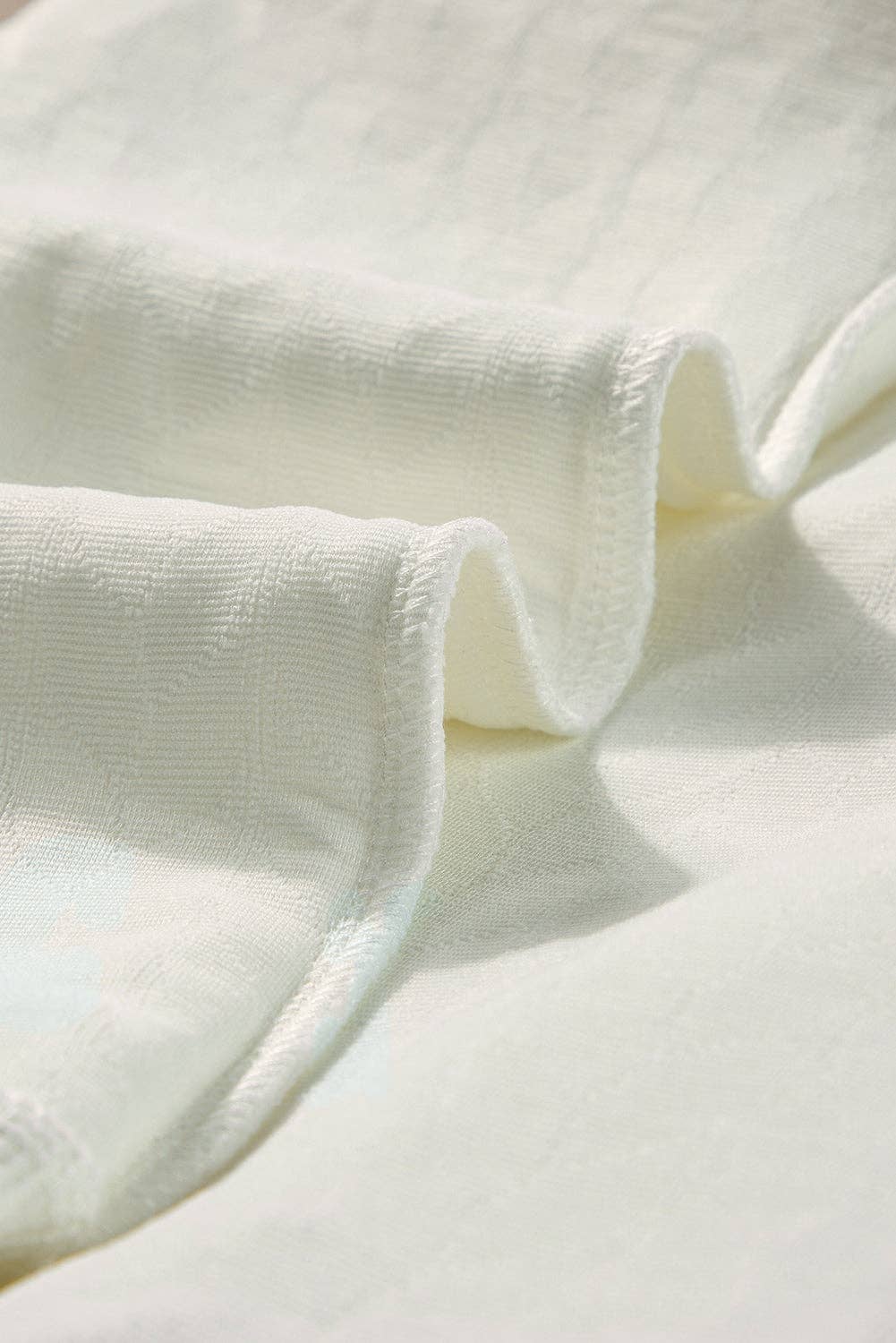 Suhkasana - Wholesale Sweatshirt - Women's - White LUCKY Chenille Embroidered Cable Knit Pullover Sweatshirt11