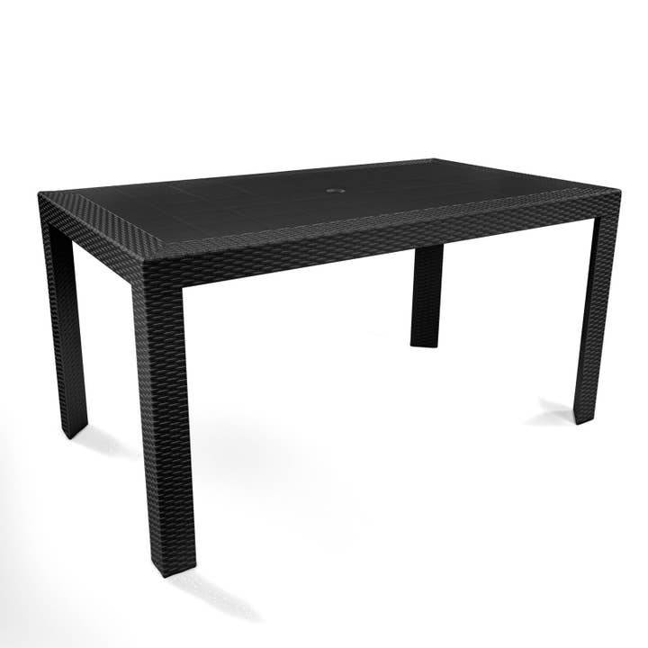 Mesa de Jantar de Exterior com Design de Trama Mace por atacado de LeisureMod