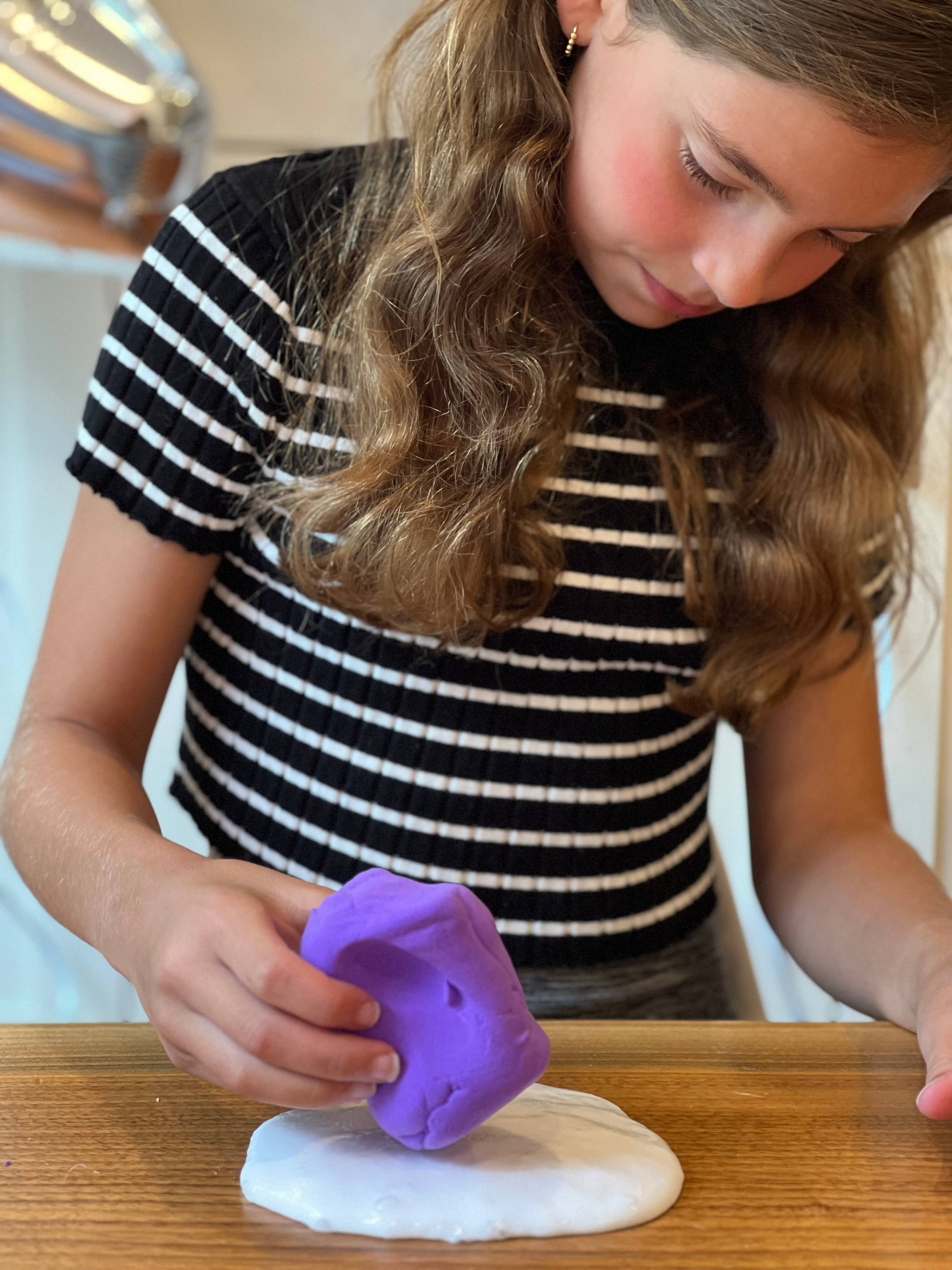 Silly Squish Slime – Großhandel Knete/Schleim – Kinder – DIY Slime Kit: GEMISCHTE HÜLLE (2 x Rosa, 2 x Blau, 2 x Lila)8