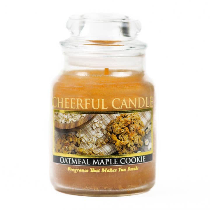 Cheerful Candle (6oz.) – Oatmeal Maple Cookie for wholesale by A Cheerful Giver