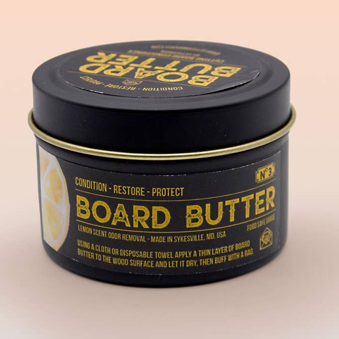 Board Butter, Cutting Board Conditioner 8oz for wholesale by Letterman Art