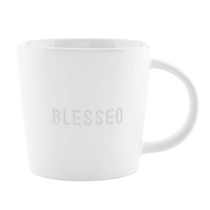 Face to Face Ceramic Coffee Mug - Blessed for wholesale by Santa Barbara Design Studio by Creative Brands