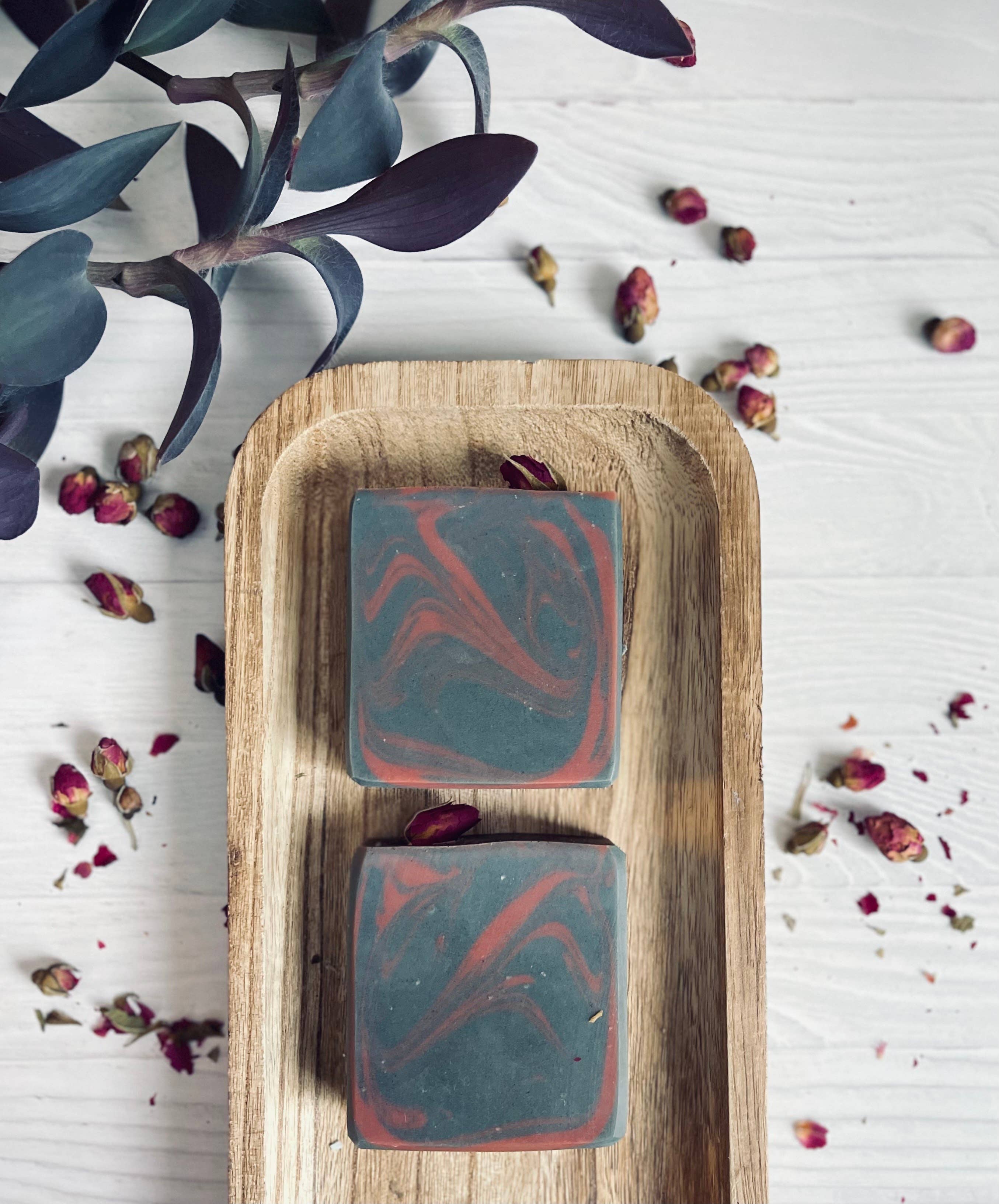 Suds and Sage - Vente Pains de savon - Rose de Minuit - Édition Limitée1