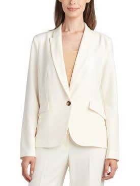 BØRSTETWILL, KÆRESTEBLAZER MED EN KNAP for engroshandel hos A. Byer