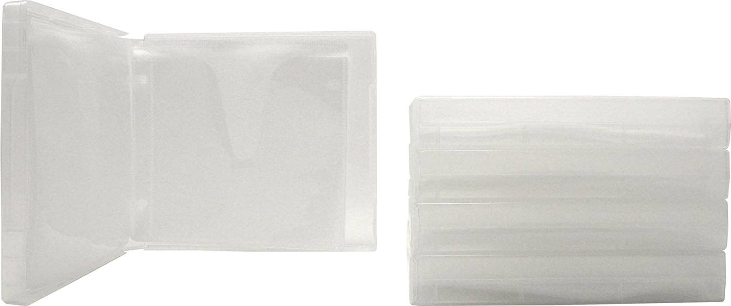 Square Deal Recordings & Supplies – Großhandel Schmuckschatulle/-Organizer – CD Jewel Box, 24 mm, 12 Scheiben, transparent, mit umlaufender Hülle1