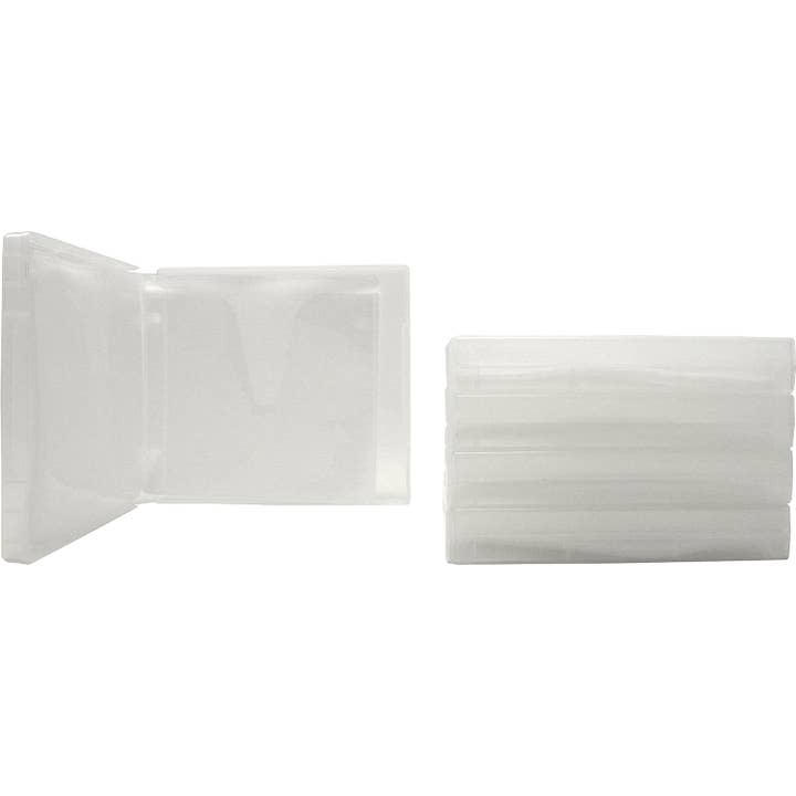 Square Deal Recordings & Supplies – Großhandel Schmuckschatulle/-Organizer – CD Jewel Box, 24 mm, 12 Scheiben, transparent, mit umlaufender Hülle1