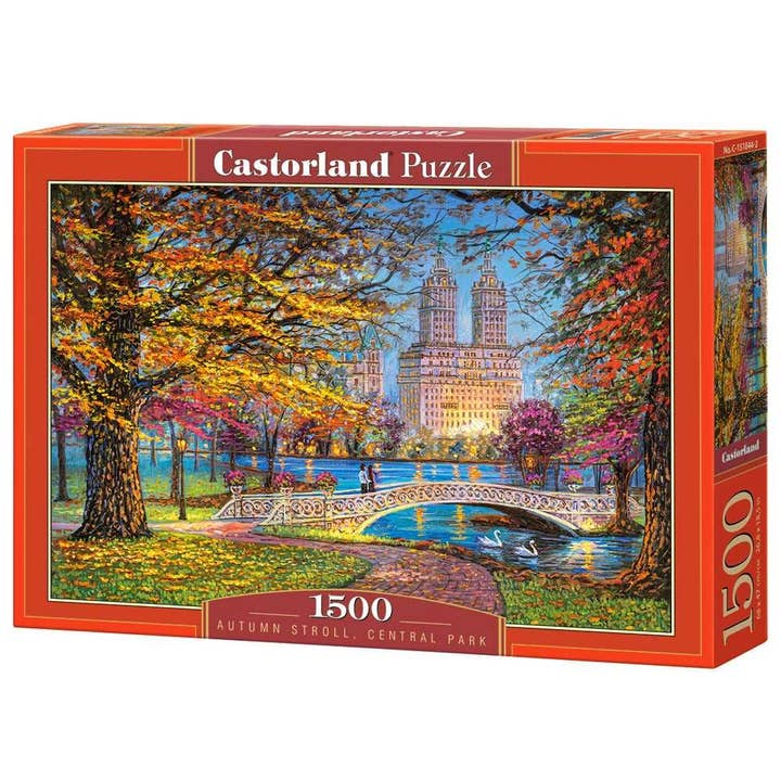1500 Piece Jigsaw Puzzle, Autumn Stroll, Central Park, NY for wholesale by TREFL by Bridge Toys