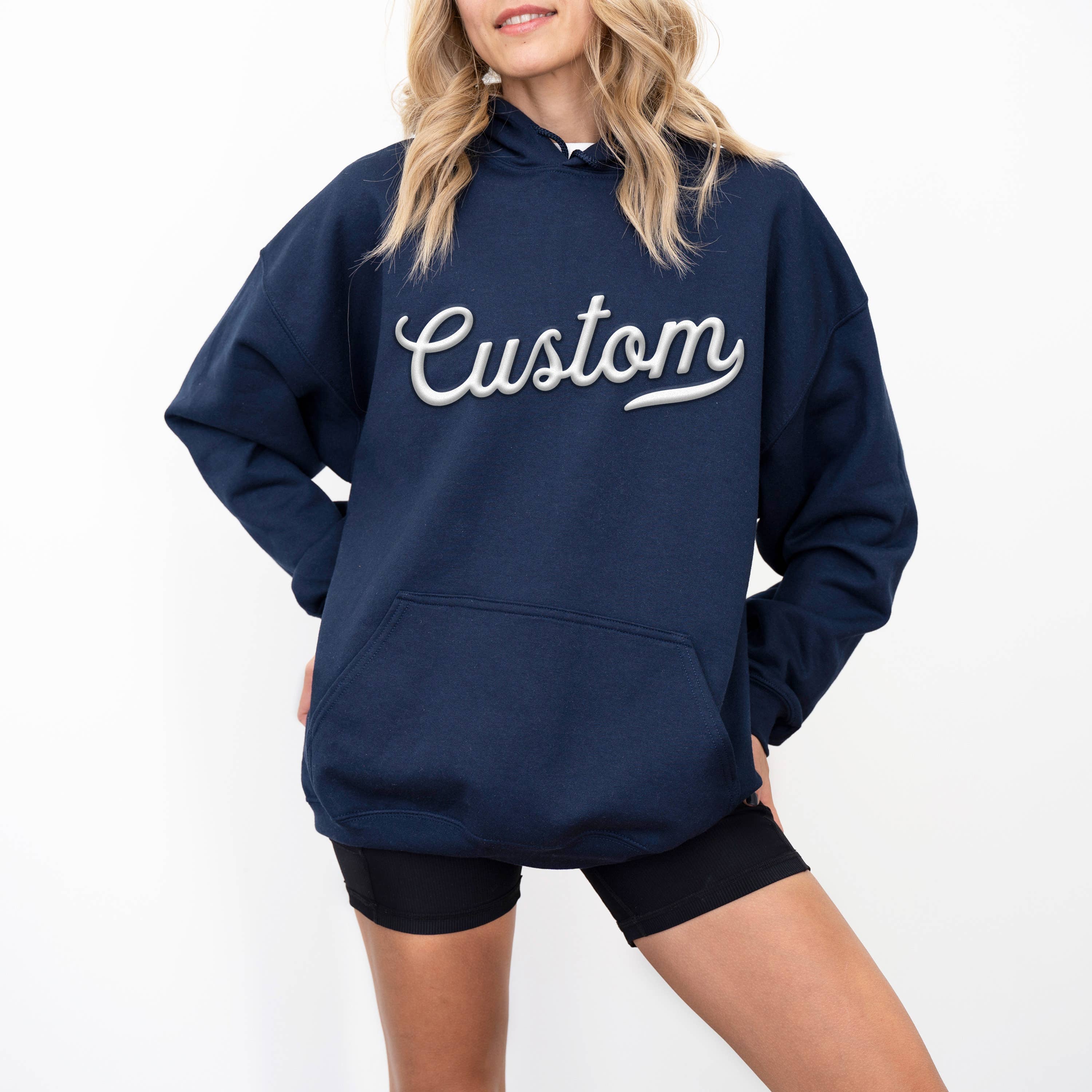 Nobullwoman Apparel - Wholesale Hoodie - Women's - PUFF Print CUSTOM Small Business Unisex HOODIE1