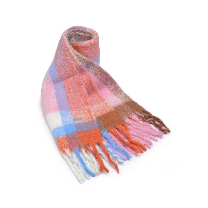 Pink Multi Dolly Multicolor Scarf for wholesale on Faire