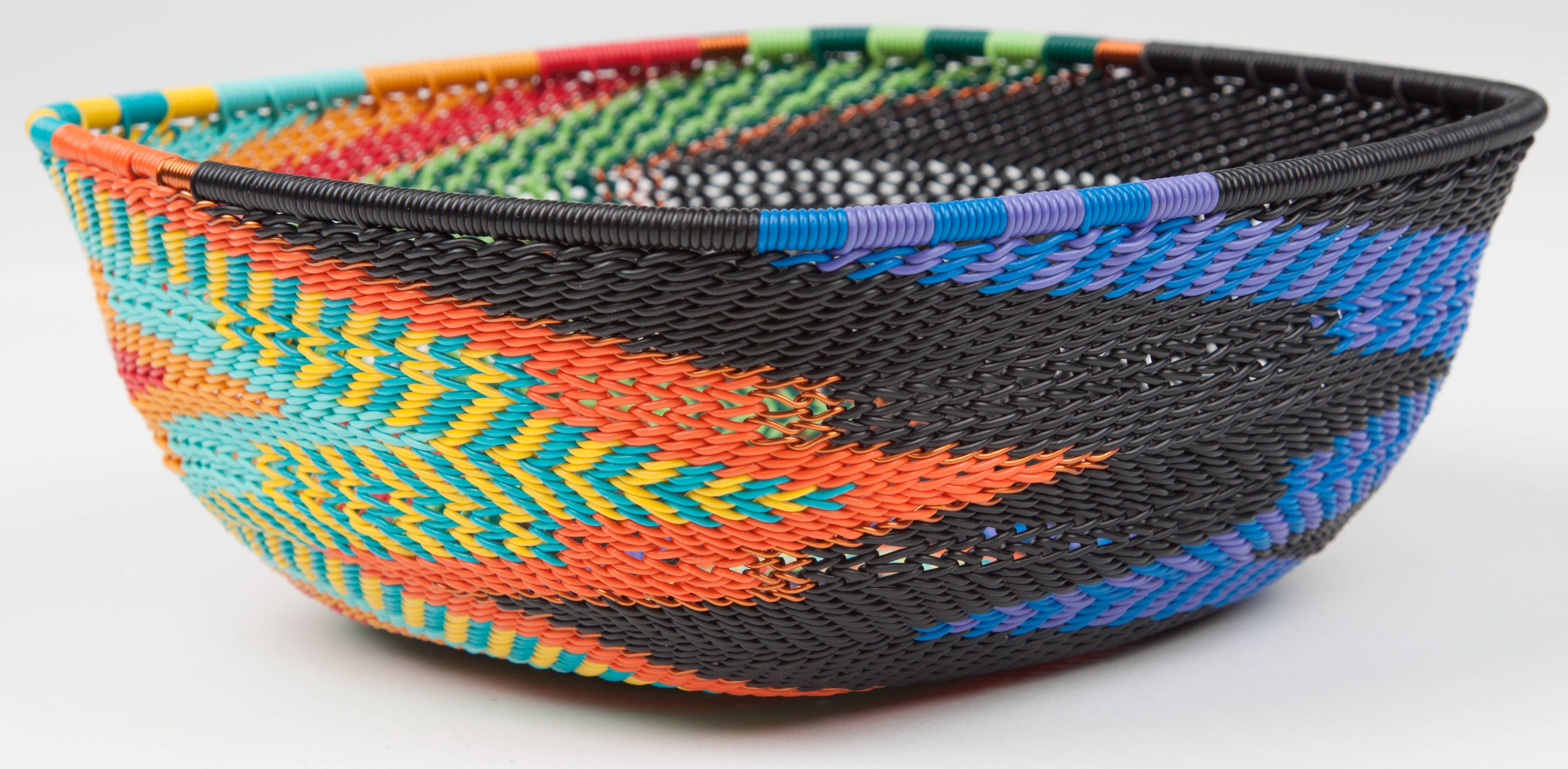 Bridge for Africa - Wholesale Decorative Plate/Dish/Bowl - TW Collection - African Rainbow4