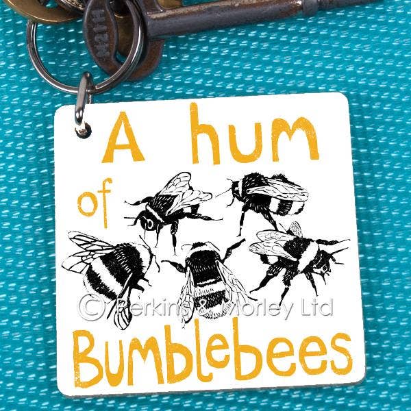 Perkins & Morley – wholesale Keychain – Unisex – hum of bumblebees key ring0