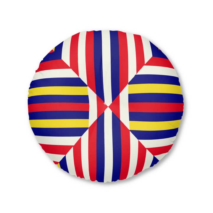 Fritzie Flombeau - round floor pillow for wholesale by Velvet Rust
