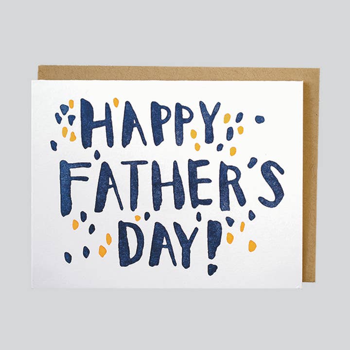 Happy Father's Day! - Letterpress Father's Day Card for wholesale by folio press & paperie