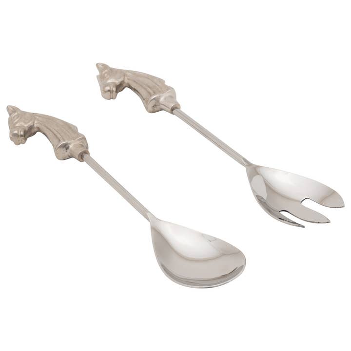 Ensemble de deux couverts à salade Homestead - Farmhouse - Horse pour la vente par Godinger