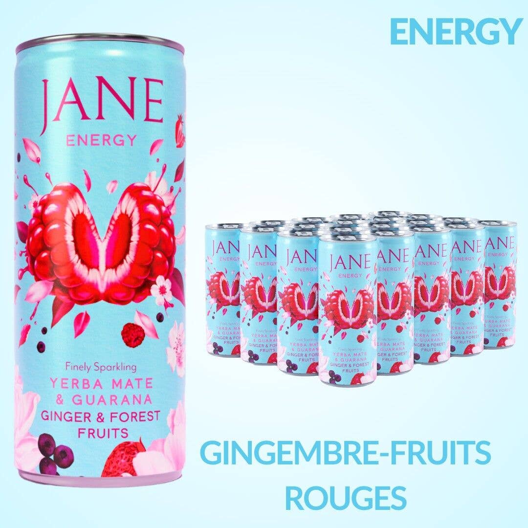 JANE - Wholesale Sports/Energy Drink - Mate Guarana Ginger Energy Drink 25cl x244