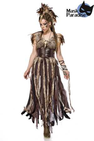 marrón/beige Disfraz Completo de Guerrero Apocalíptico para Hombre de venta al por mayor en Faire5