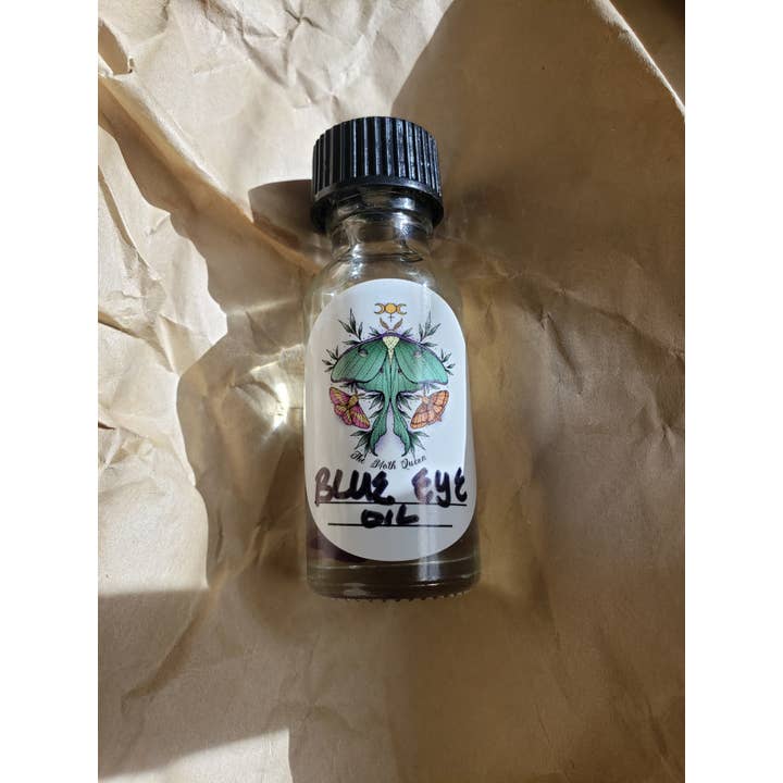 Huile pour les yeux bleus pour la vente par The Moth Queen