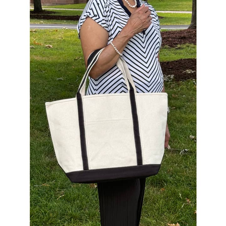 US Bags - Wholesale Tote Bag - Unisex - Riverside Canvas Boat Tote Bag1