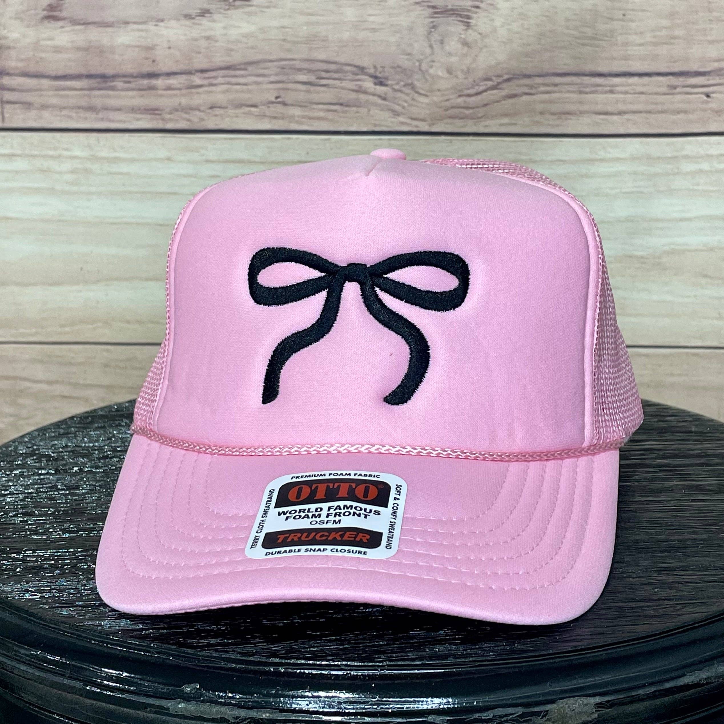 LC Elizabeth - Wholesale Trucker Hat - Women's - Coquette Bow | LC Elizabeth Original | Embroidered Trucker Hat4