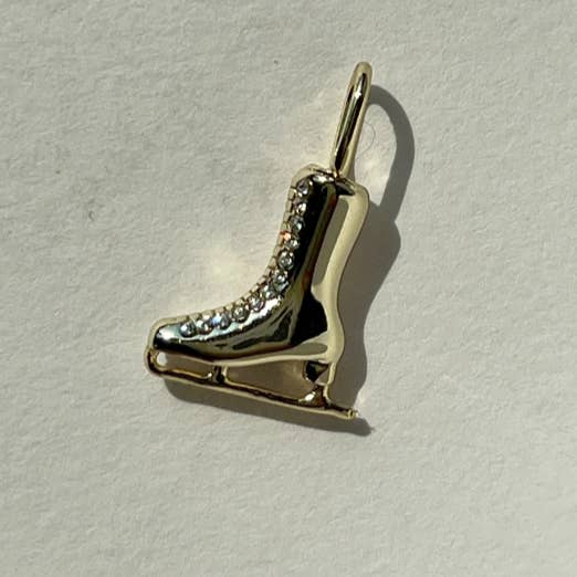 The Sis Kiss - Wholesale Individual Charm/Pendant - Ice Skate Charm