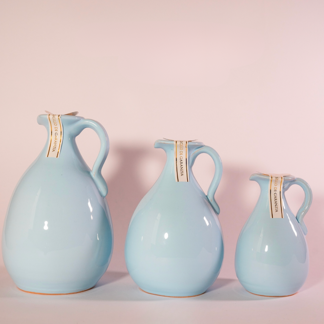 SALA CAFFE CO - Wholesale Olive Oil - 100ml Handcrafted EVOO Ceramic Jug — Dust Colour1