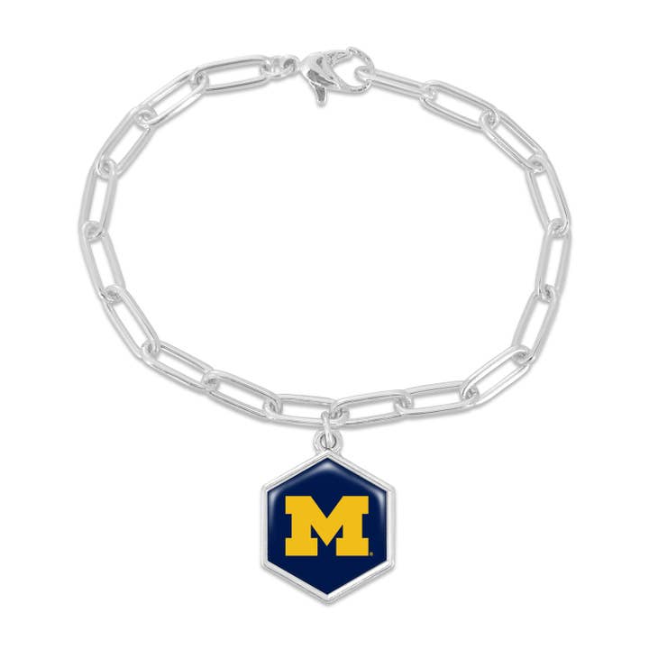 Michigan Wolverines Juno Bracelet for wholesale by From The Heart