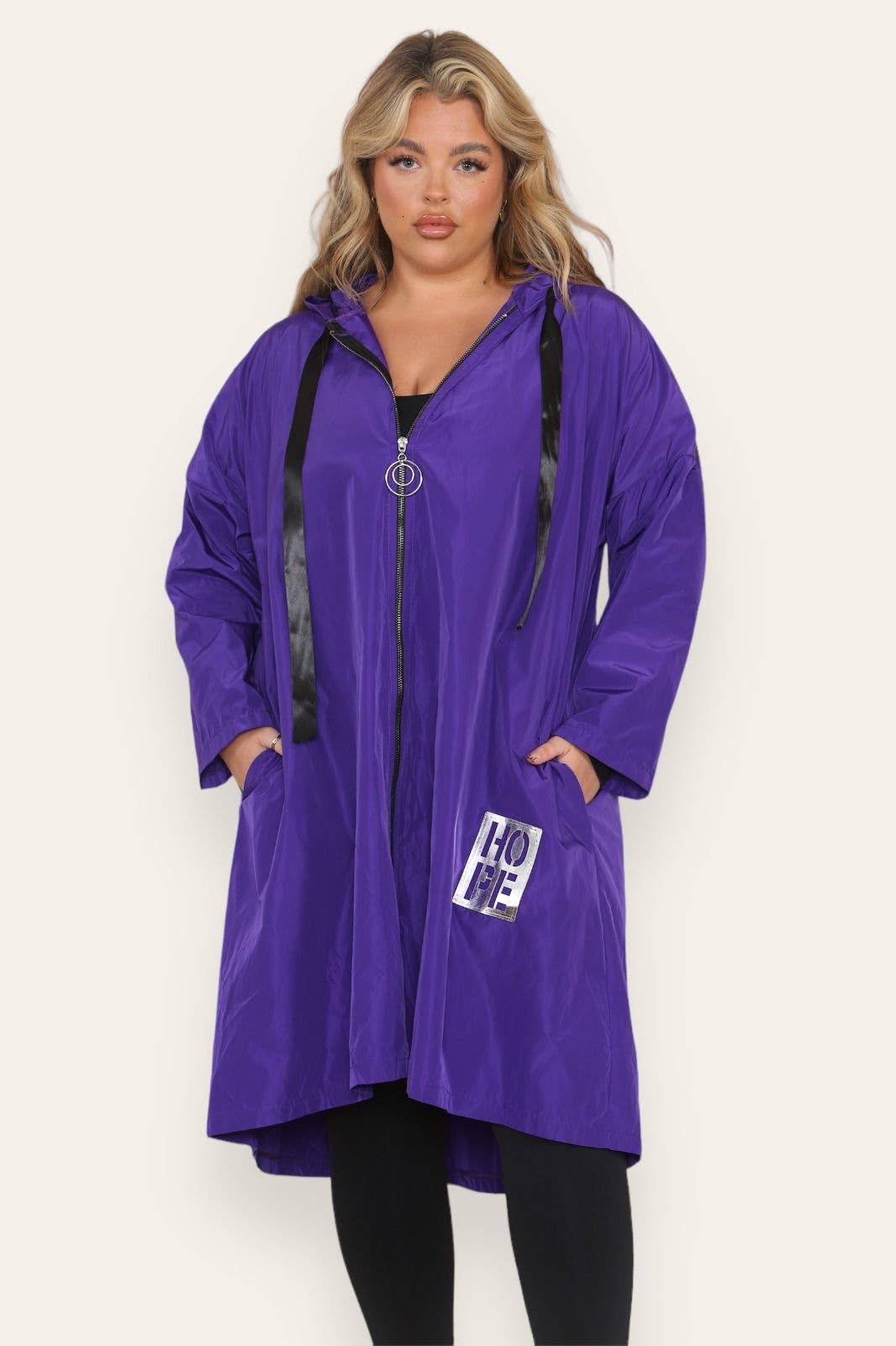 Miss Bold - Wholesale Raincoat - Women's - Oversized Hooded Rain Mac57