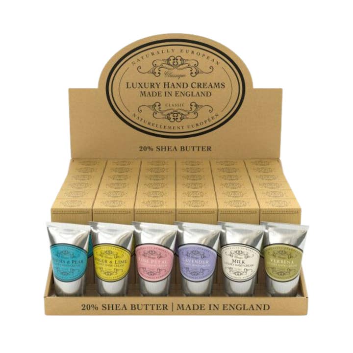 Upper Canada Soap - Wholesale Hand Cream/Lotion - Naturally European® 75ml x 42pc Luxury Hand Cream - Assorted