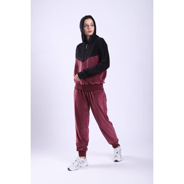 LeeHanTon - Wholesale Lounge Set - Women's - LeeHanTon Ladies 2PC Casual Velvet Set3