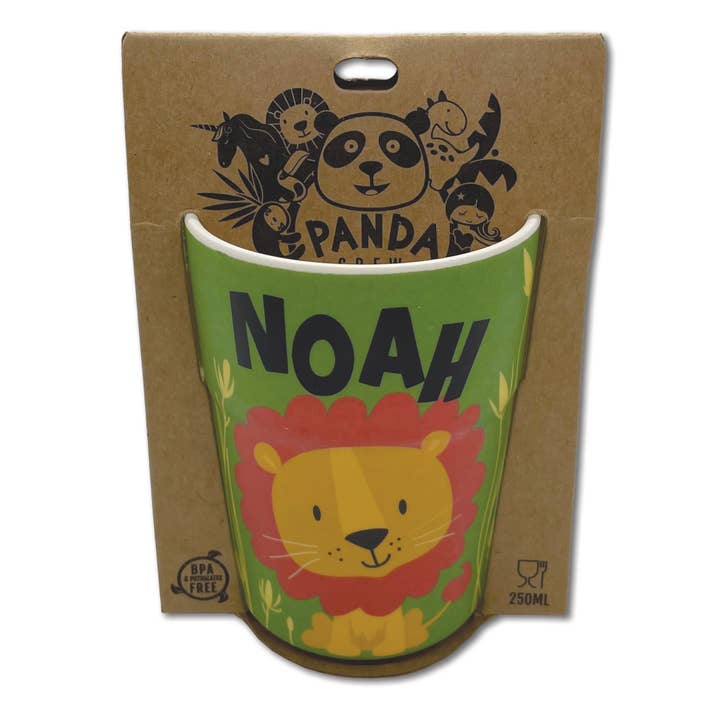 The H&H Group - Wholesale Drinking Glass/Cup - Kids & Baby - Panda Crew Cup - Noah