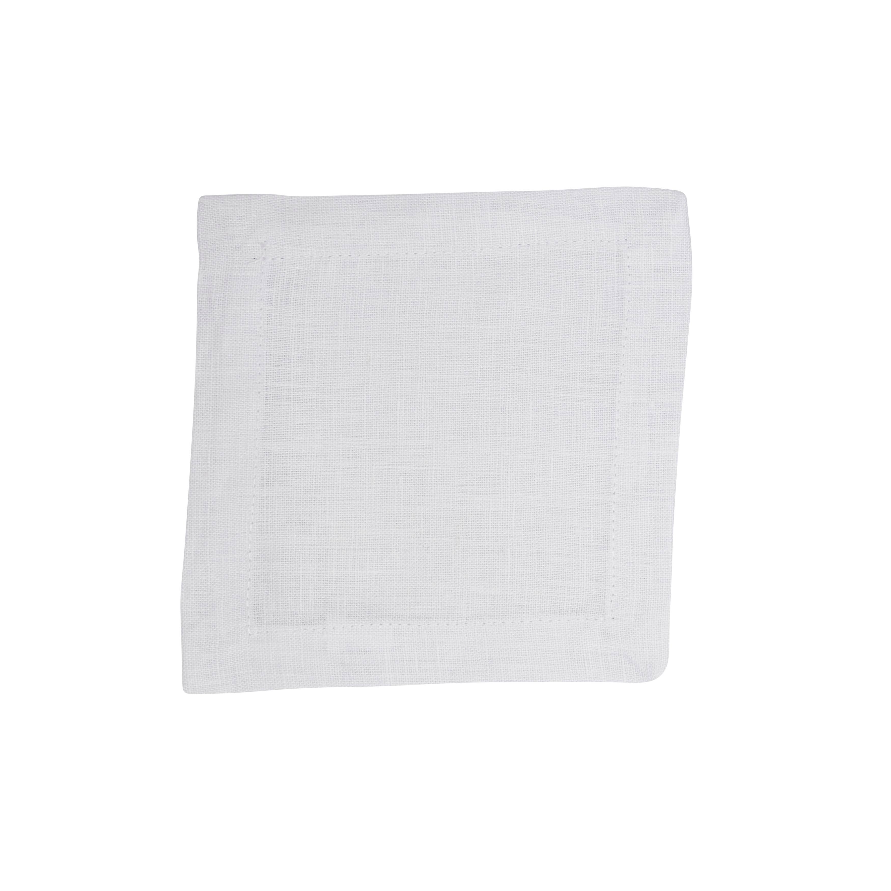 Weiss Serviette aus reinem Leinen für den Großhandel auf Faire6