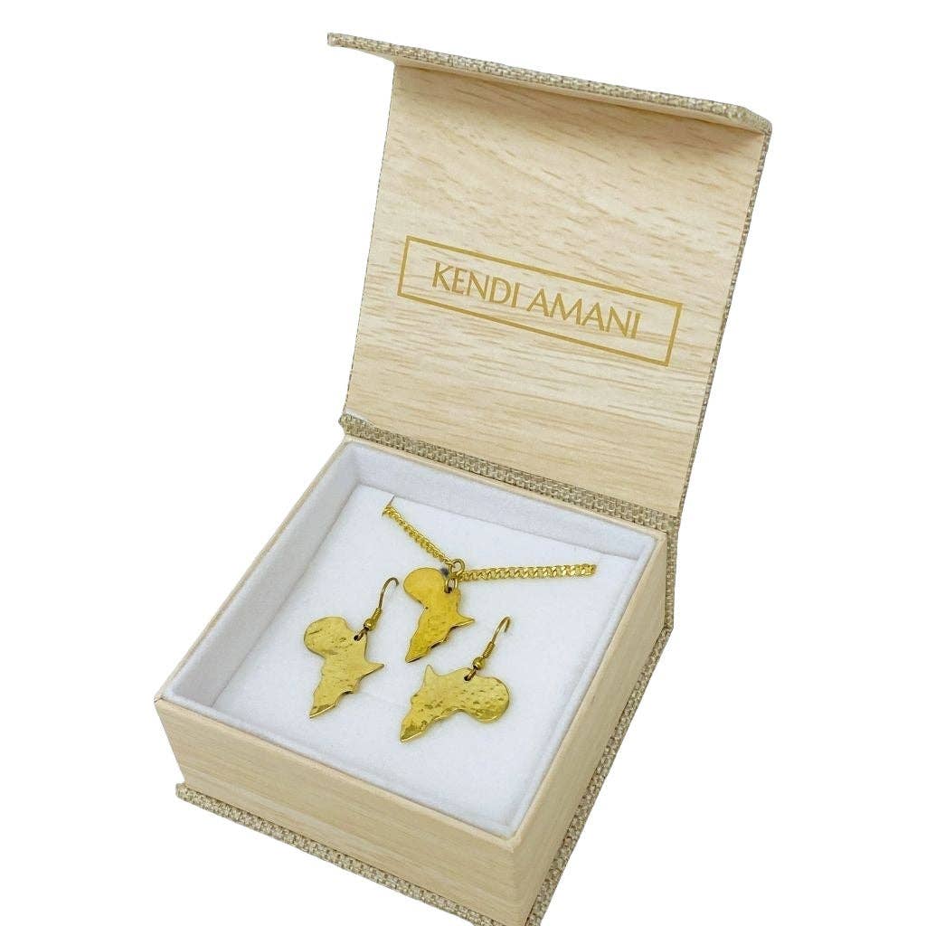 KENDI AMANI – Großhandel Schmucksets – Mama Africa Ohrring und Halskette Set2