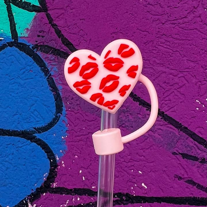 Briano Wholesale - Wholesale Drinking straw - Large Heart Straw Toppers4