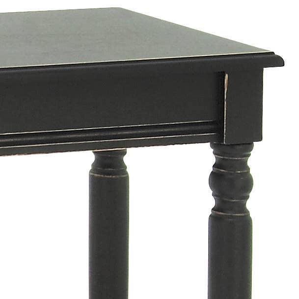 Deco Marché - Wholesale Console Table - Traditional Black Wooden Console Table2