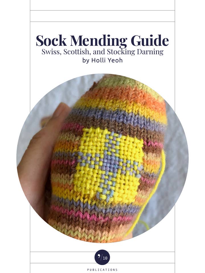 Guide de réparation de chaussettes Vol. 1 pour la vente par Nine Ten Publications