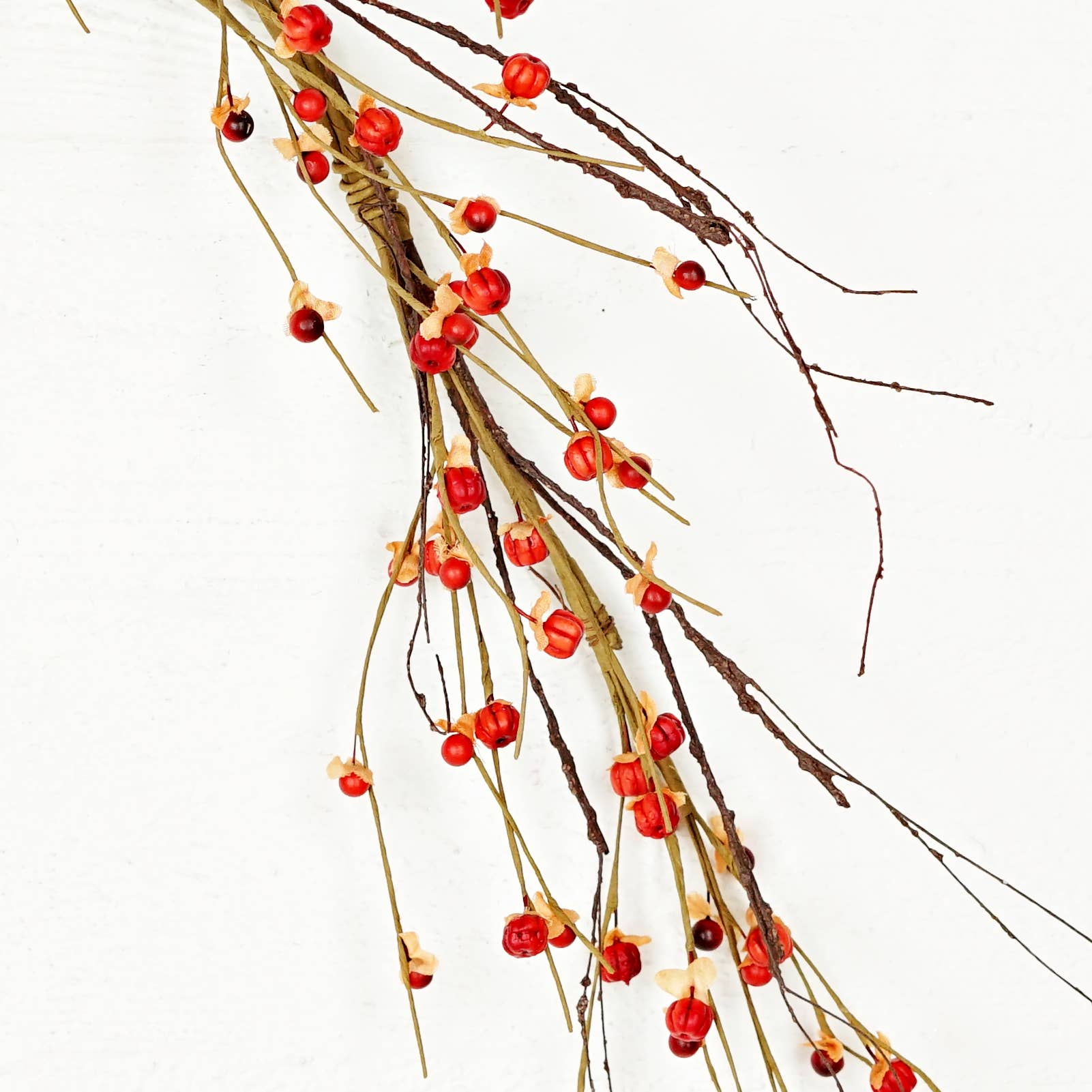 Impressive Enterprises, Inc. - Wholesale Bunting/Garland - ISB78081- 4ft Twiggy Podka Bittersweet Garland1