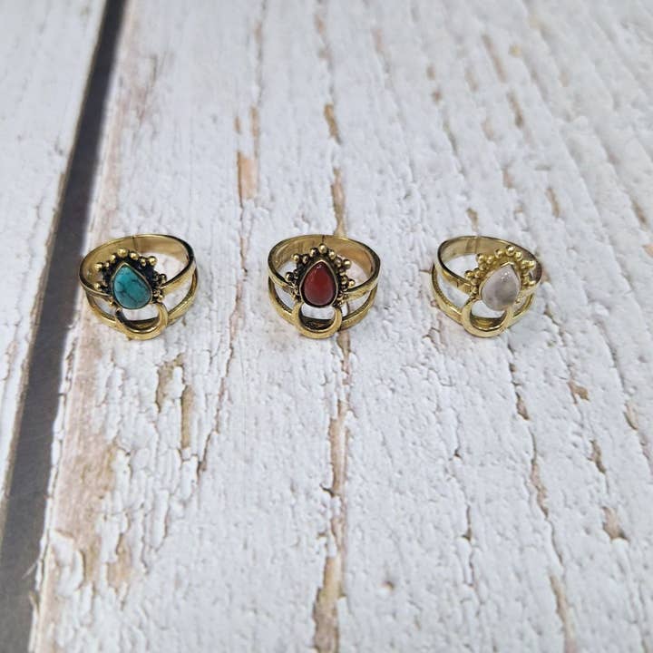 Hecho a mano - Wholesale Single Stone/Solitaire Ring - Assortment of rings5