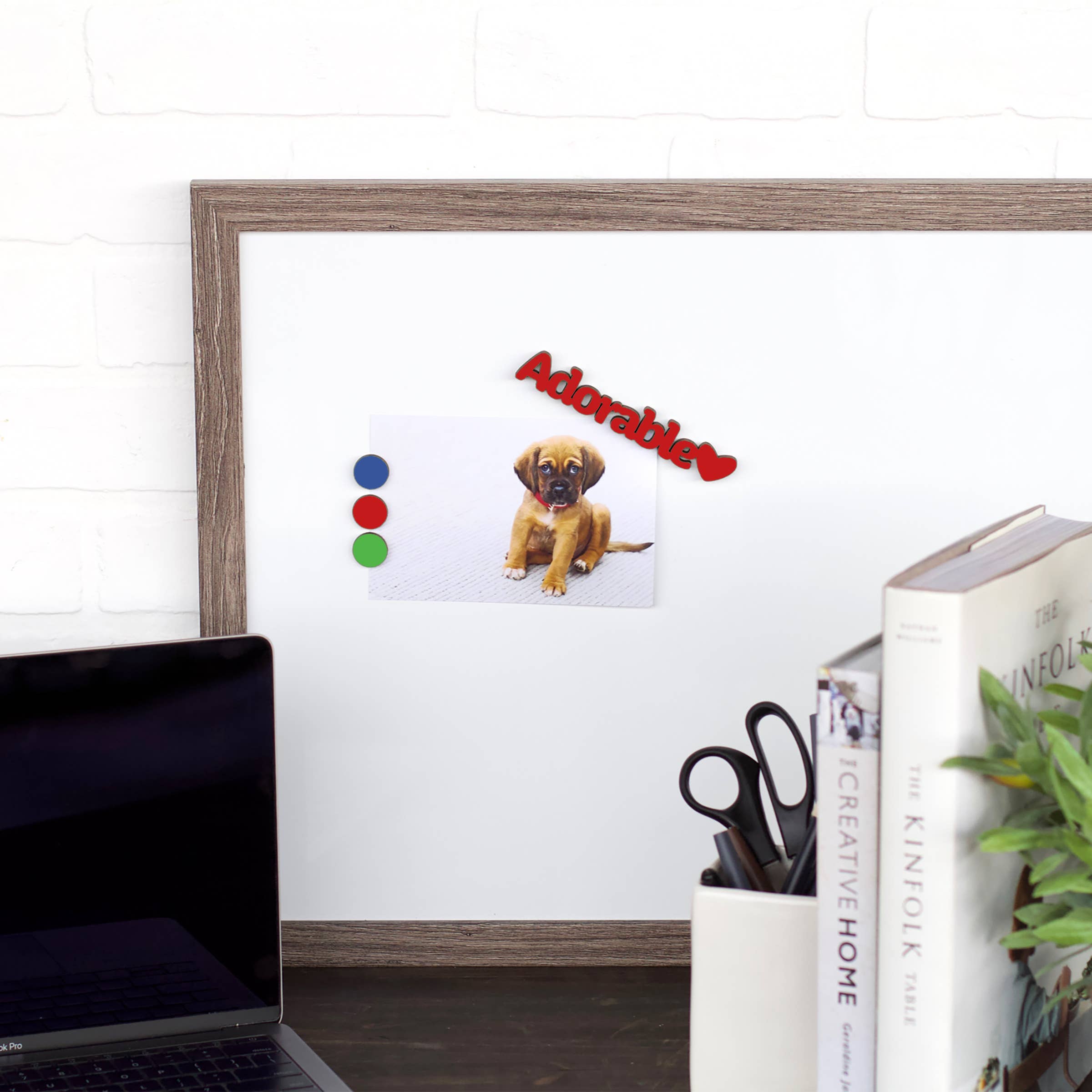 Spunky Fluff - Wholesale Magnet - Adorable Tiny Word Magnet, Cute Wood Word Photo Magnet23