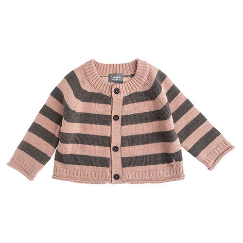 Stickad Randig Baby Cardigan W61121 för wholesale av Tocoto Vintage
