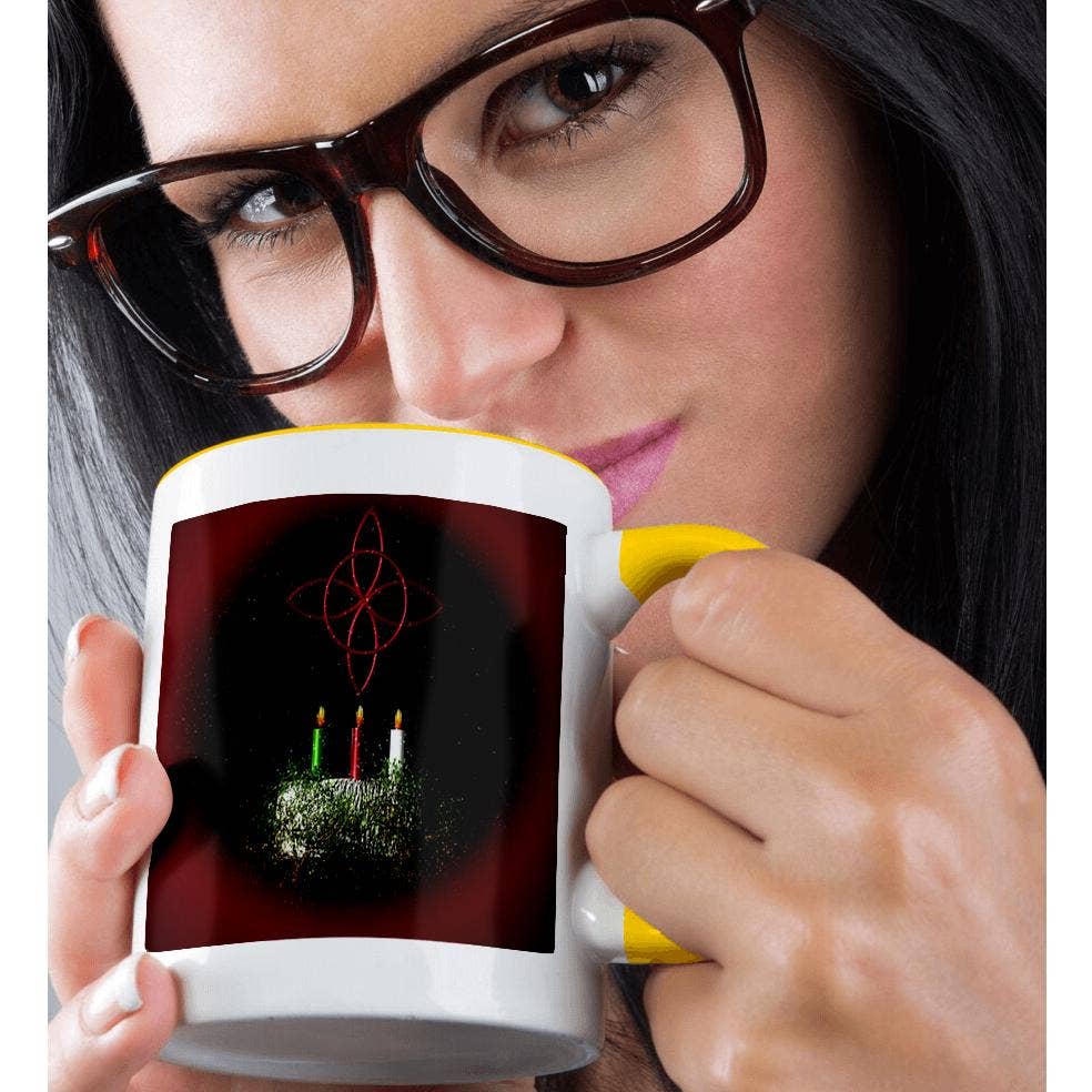 3dRose - Wholesale Coffee Mug - 3dRose, Yule Log is a Christmas Design that can also represent Yule , Mug1