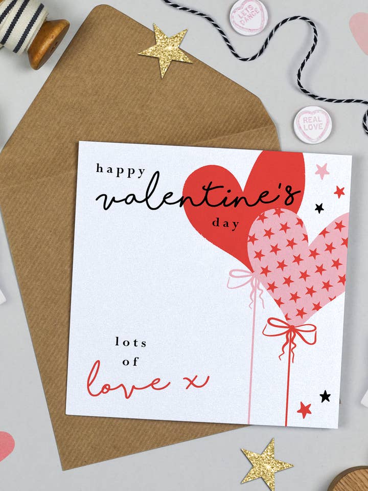 Palloncino a forma di cuore per San Valentino per la vendita all'ingrosso da parte di Michelle Fiedler Design