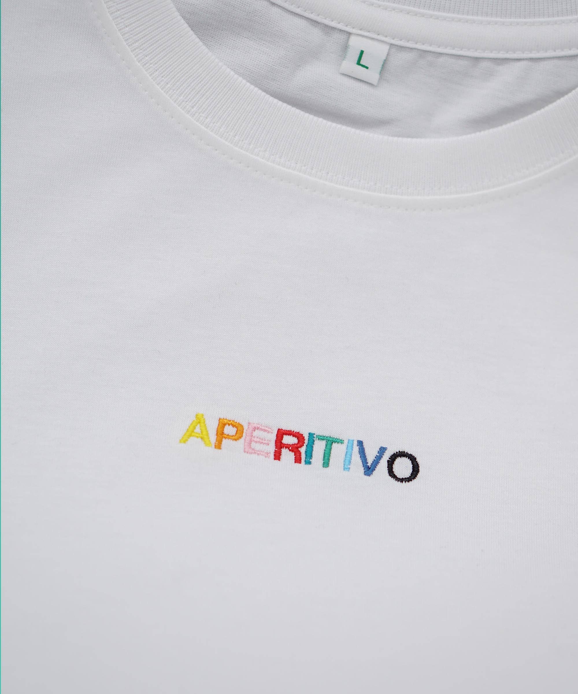 Fashion Drinks - Wholesale T-Shirt - Women's - Aperitivo | Embroidered women's organic cotton t-shirt5