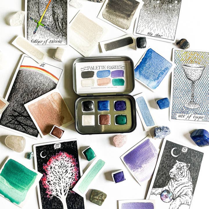 Redbud Pigment Co. LLC - Wholesale Palette/Mixing Tray - The Oracle - Travel Palette