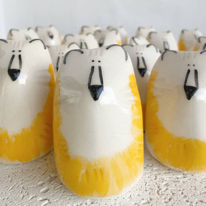 Tigeramulet för möjligheter på 5 språk för wholesale av Picuru ceramicas