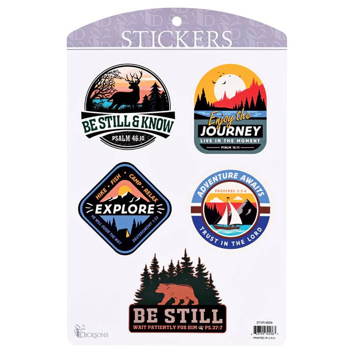 Sticker Explore Nature Scenes Collection for wholesale by Dicksons