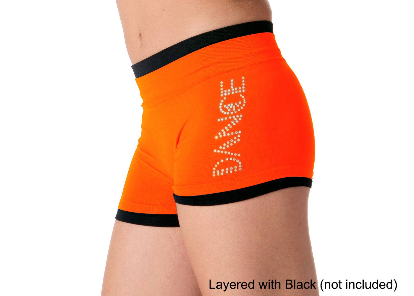 KurveShop - Wholesale Athletic Shorts - Women's - "DANCE" Rhinestone Boyshorts14